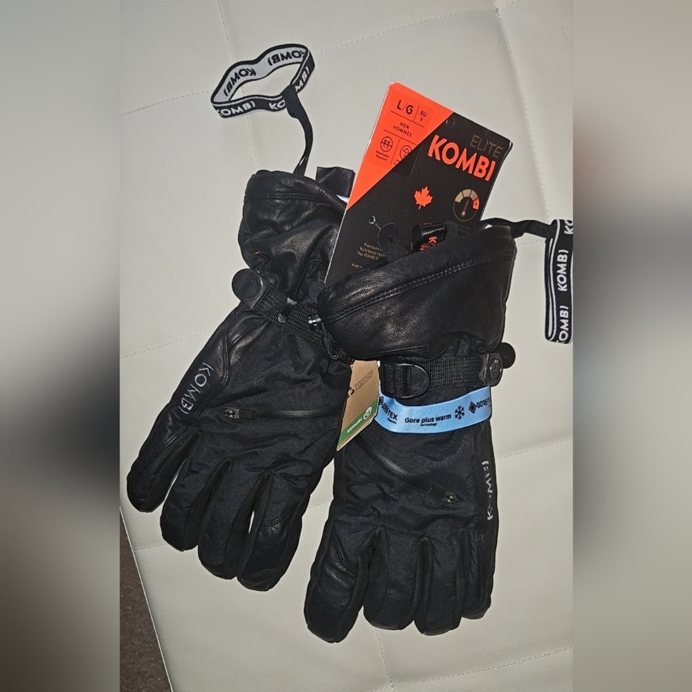 Kombi GORE-TEX Black Insulated Men's Gloves